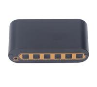 ASHATA CommutateurOptique Numérique SPDIF TOSLINK 4x2, CommutateursOptiques Numériques pour DVD HDTV, Commutateurs Optiques Matriciels SPDIF 4x2 avec Télécommande, 4 Entrées 2 Sorties