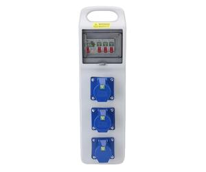 ASHATA Conception Compacte de Boîte de Distribution D'énergie Extérieure évaluée IP44-67 pour les Ateliers à Usage Industriel 490x140x90mm