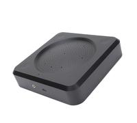 ASHATA Conférence de Conférence, Pick-up Vocal à 360 °, Microphone USB de Conférence Omnidirectionnelle de 3,5 Mm, Réduction du Bruit Dynamique Alimentée par L'IA, Bouchage et Jeu,