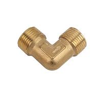 ASHATA Connecteur de Sortie coudé en Laiton à Haute efficacité avec un Bon Effet de Fixation pour Connexion de Pompe à Air G3/8