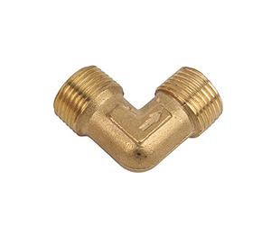 ASHATA Connecteur de Sortie coudé en Laiton à Haute efficacité avec un Bon Effet de Fixation pour Connexion de Pompe à Air G3/8