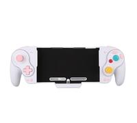 ASHATA Contrôleur Joypad Rvb avec Somatosensoriel à Six Axes pour la Cartographie de Programmation Macro OLED de Commutateur (WHITE)