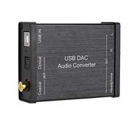 ASHATA Convertisseur Audio USB DAC, GV-023 Convertisseur Audio numérique vers analogique DAC Carte Son Audio USB pour 10/8.1/8/7/Windows Vista/XP/pour Mac OS X/Windows2000