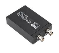 ASHATA Convertisseur BNC à HDMI, BNC à L'adaptateur de Sortie Sonore HDTV, Convertisseur Analogique CVBS PAL NTSC à 720p 1080p Signal HDMI, pour Le Projecteur de la Caméra
