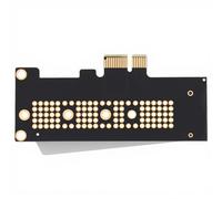 ASHATA Convertisseur de Disque Dur PCIe X1/x4 vers M.2 NGFF SSD Nvme, Carte Adaptateur PCI Express pour SSD 2230/2242/2260/2280 (PCIEx1)
