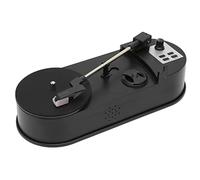 ASHATA Convertisseur Vinyle Vers Mp3, Tourne-Disque USB 2.0 Professionnel Pour Les Amateurs de Musique, Accessoires Inclus