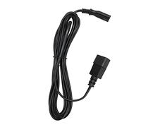 ASHATA Cordon d'alimentation IEC320 C14 vers C7, 10 A 250 V 2500 W 9,8 Pieds IEC320 C14 Mâle vers C7 Femelle, avec Gaine en PVC renforcé, pour Adaptateurs D'ordinateur Portable,