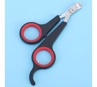 ASHATA Coupe-Ongles pour Oiseaux en Acier Inoxydable, Petit Outil de Toilettage pour Animaux de Compagnie avec Lame de sécurité, Poignée Antidérapante, Coupe-Ongles pour Perroquets et Oiseaux