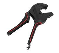 ASHATA Coupe-tuyau à Cliquet en PVC, Lame SK5 Robuste, Outil de Coupe sans Effort pour Tuyaux de Plomberie