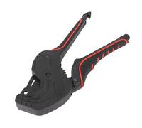 ASHATA Coupe-tuyau en PVC, Outil à Cliquet Robuste en Alliage D'aluminium pour Couper les Tuyaux en Plastique PEX PPR PE CPVC pour les Projets de Plomberie
