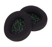 ASHATA Coussinets d'oreille de Rechange pour 3 5 7 9 1 Pro, Coussinets d'oreille en Mousse à Mémoire de Forme Noirs avec Sérigraphie
