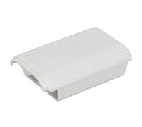 ASHATA Couvercle de Batterie de Contrôleur sans Fil 360 Résistant à l'usure, Boîtier de Remplacement en Cuivre Conducteur pour Une Utilisation Stable pour Le Matériel de Jeu en ABS (White)
