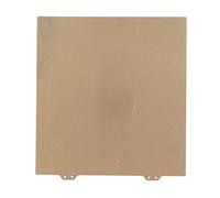 ASHATA Couvre-lit Chauffant pour Imprimante 3D, Plaque de Feuille PEI en Métal Amovible pour Imprimante 3D, Double Face, 265 X 250 Mm, doré (Plaque d'acier d'or)