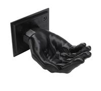 ASHATA Crochets Muraux Uniques, Crochet de Suspension monté en Forme de Main imprimé en 3D pour le Stockage à la Maison de Clés de Serviette de Sac de Manteau (BLACK)