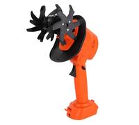 ASHATA Cultivateur sans Fil, Moteur en Cuivre amélioré, 4 Lames en Acier au Manganèse, Profondeur de Labourage de 10 Cm, avec Interrupteur de sécurité à Gâchette, pour Pelouses, Serres