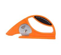 ASHATA Cutter Rotatif, Lame en Acier Inoxydable de 45 Mm, Coupe-rouleau en Plastique avec Poignée Ergonomique pour Tapis, Tissu, Papier Peint, Carton, Cuir