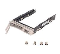 ASHATA de Plateau de Disque Dur 5 Pouces pour UCS C220 C240 C480 M5, Support d'adaptateur de Plateau de Disque Dur SAS , Cage de Convertisseur de échangeable à Chaud Noir argenté, 74 113290 01