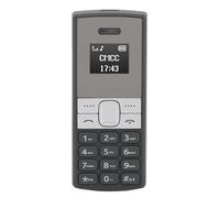 ASHATA Débloqué GSM 2G Bluetooth Double Emplacement pour Carte SIM Changeur de Voix à Faible Rayonnement pour des Conversations Uniques Temps de Veille env. 72 Heures (Black)