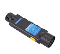 ASHATA Détecteur de Connecteur de Remorque, Testeur Polyvalent à 13 Broches avec LED Lumineuses, Garantit une fonctionnalité D'éclairage Sûre pour les Remorques, Construction Robuste, 1 unité