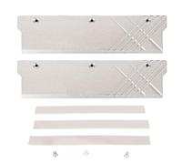 ASHATA Dissipateur Thermique de Refroidissement par Eau pour Ordinateur, Refroidisseur de Mémoire DDR5 en Alliage D'aluminium avec Bande de Dissipation Thermique, pour Modules de (SILVER)