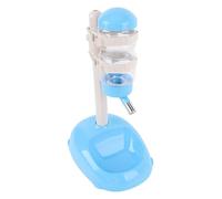 ASHATA Distributeur d'eau sur Pied pour Animaux de Compagnie, Mangeoire Automatique avec Bol d'eau Réglable en Hauteur, 500ml pour Petit Chiot, Chat et Chien (Blue)