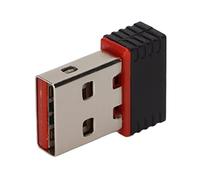 ASHATA Dongle WiFi, IEEE 802.11 n/g/b 2,4 GHz Mini réseau sans fil USB WiFi adaptateur pour PC de bureau ordinateur portable, compatible avec Win2000/XP/Vista/Win7/pour Mac/Linux