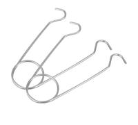 ASHATA Écarteurs de Mâchoires de Poisson en Acier Inoxydable, 2 Pièces, Support à Crochet Suspendu pour Cuisinière, Bouteille d'eau, Survie en Camping en Plein Air