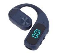 ASHATA Écouteur Bluetooth avec Micro, Casque sans Fil à Oreille Ouverte avec Tige Rotative Légère, Réduction du Bruit, Bluetooth 5.5, Faible Latence, pour la Course, la Conduite, Le (Blue)