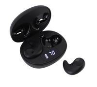 ASHATA Écouteurs de Sommeil pour Dormeurs Latéraux, écouteurs Bluetooth sans Fil Confortables 5.4 avec Micro à Annulation de Bruit, Boîtier de Charge, 4h Temps de Jeu, Noir