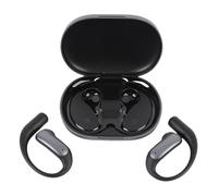 ASHATA Écouteurs de Traduction AI en Temps Réel, 144 Langues, Casque de Traduction sans Fil Bluetooth HiFi, écouteurs à Oreille Ouverte avec Micro Antibruit pour L'apprentissage des (Black)
