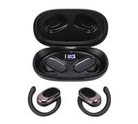 ASHATA Écouteurs de Traduction AI en Temps Réel, Plus de 164 Langues, écouteurs Bluetooth sans Fil à Réduction de Bruit pour Android, Réunion de Voyage, Appels Musicaux avec Application (Black)