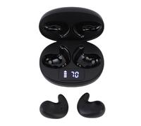 ASHATA Écouteurs Endormis pour Les Dormeurs Latéraux, Bluetooth 5.4 Écouteurs Légers avec Une qualité Sonore Claire Annulation de la Batterie de Micro Affichage Ergonomique Conception