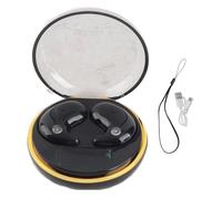 ASHATA Écouteurs Stéréo Bluetooth avec Son Clair et étui de Chargement à Affichage Numérique pour Le Divertissement, Le Travail et Les Activités à Domicile (Black)