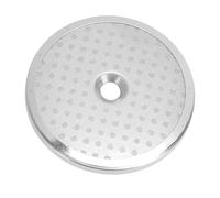 ASHATA Écran de Douche pour Machine à café, Filtre à Eau Secondaire Efficace en Acier Inoxydable à Dispersion Ronde de 56,5 Mm pour les Cafés Domestiques et Professionnels