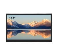 ASHATA Écran Secondaire Informatique de 10,1 Pouces, Moniteur LCD HD 1024x600 avec Deux Haut-parleurs CPU GPU Affichage de la Température pour Ordinateur Portable PC