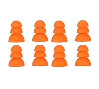 ASHATA Embouts Auriculaires en Silicone Bouchons d'oreille de Remplacement à Réduction de Bruit pour écouteurs Se846 Se535 Se215 Trou Intérieur 2,0-3,5 Mm, 8 Paires Orange, Embouts Ergonomiques en