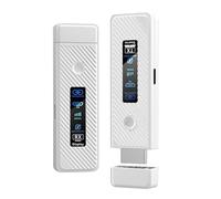 ASHATA Émetteur et Récepteur HDMI, Décodage 8K 4K, Sortie 3D 1080P, Kit D'extension HDMI sans Fil 5G 2,4 G, 197 Pieds/60 M, Plug & Play, pour l'audio vers Le Moniteur Depuis Un Boîtier TV (White)