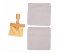 ASHATA Ensemble de Chiffons de Nettoyage pour Disques, Brosse Antistatique et Chiffons de Nettoyage pour Violon, Violoncelle, Phonographes, Lecteurs CD LP, Claviers, Appareils Photo