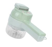 ASHATA Ensemble de Coupe-légumes électrique, Processeur de Légumes Portable sans Fil, Coupe-légumes électrique pour Ail, Poivrons, Oignons, Céleri, Gingembre avec Brosse, pour la Cuisine à Domicile