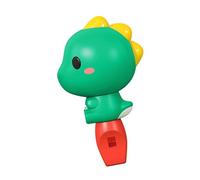 ASHATA Ensemble de Sifflets de Dessin animé Portables avec Un Design de Couleurs Riches pour Les Enfants, Matière Plastique Sûre avec Fonction de Sifflement Fort (Dinosaure)