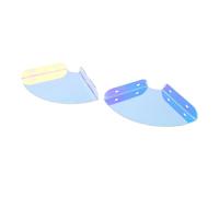 ASHATA Étagère d'angle Peu Encombrante, Conception Acrylique Robuste pour Une Installation Rapide dans n'importe Quelle Configuration de Pièce ou de Bureau (Petite)