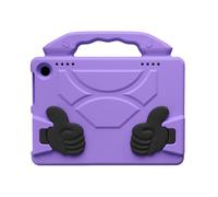 ASHATA Étui Antichoc EVA pour HD8 HD8 Plus, Housse de Protection avec Poignée Rotative, Pare-Chocs au Design du Pouce pour Tablette pour Enfants (Violet Clair)