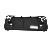 ASHATA Étui avec Béquille Steam Deck, Coque de Protection Rigide Mains Libres pour Accessoires de Console de Jeu, Coque Anti-Chocs et Anti-Rayures, étui de Protection Complet Durable (Black)
