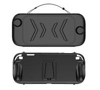 ASHATA Étui de Contrôle de Jeu pour 2 Personnes, Coque Ergonomique Amovible avec Console de Jeu PC Avant Arrière en TPU, Absorption Complète des Chocs à 360°, étui de Protection (BLACK)