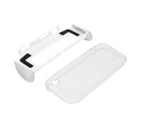 ASHATA Étui de Protection adapté pour OLED, Couvercle de Poignée de Console Portable, Boîtier PC Antidérapant Antichoc, étui Dockable pour Accessoires (White)