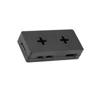 ASHATA Étui de Protection pour RaPi W 1.3, Coque de Boîtier en Plastique ABS avec Fenêtre GPIO Amovible, Coque Transparente pour RaPi, Montable au Mur (Black)
