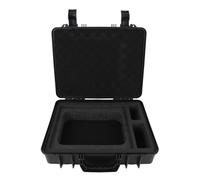 ASHATA Étui de Transport Dur Protecteur pour Satellite, Sac de Rangement à Plat Satellite avec Mousse, Chargeur de Voiture de 9,8 Pieds au Câble d'alimentation DC