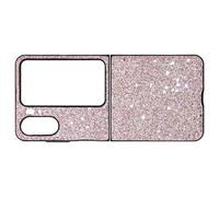 ASHATA Étui Téléphonique de Protection Abdominale Brillante Pliable pour Trouver N2 Flip, Protection étendue pour Les Filles/Femmes, 1 Paire (Paillettes Roses)