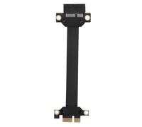 ASHATA Extenseur de Carte PCIe Riser, PCI Express Adapter Cable 8GBit / S Construction Stable Profil Bas pour Les Cartes de Données de la sans Fil (10 cm)