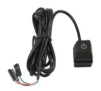 ASHATA Extension de Bouton d'alimentation Externe pour PC avec Indicateur d'alimentation LED, Opération Simple, Plug and Play pour Bouton Hôte D'ordinateur (1.65M)